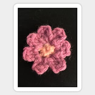 Crochet Flower Sticker